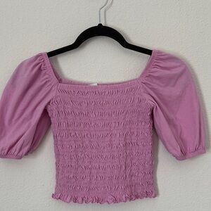 Gap kids smocked crop top